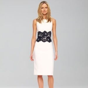 Michael Kors Virgin Wool Knee-length Dress - Ivory - US 4